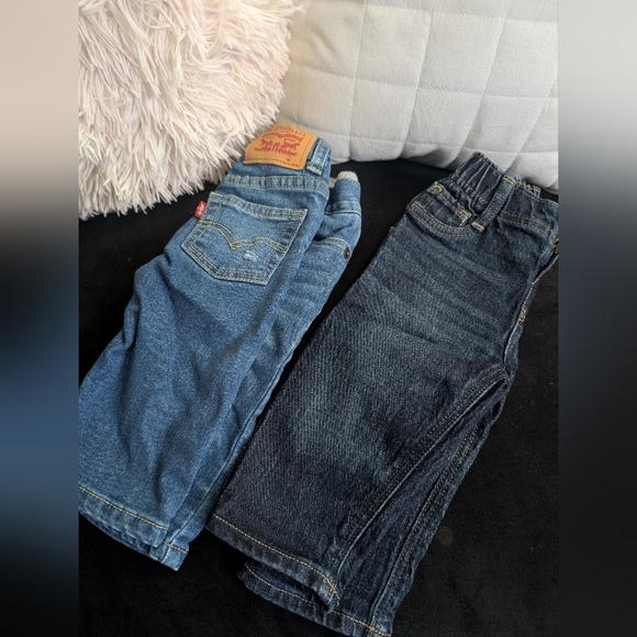 Levi's Other - Levi's Classic Blue and Dark Denim Jeans 3-6mths Old Navy Baby Jean